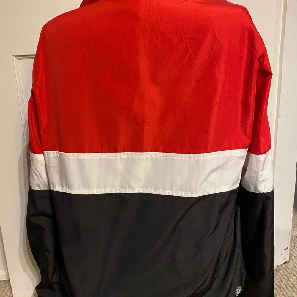 Red, black and white colour block Zara ‘’Wind breaker” size small. - Picture 5 of 6